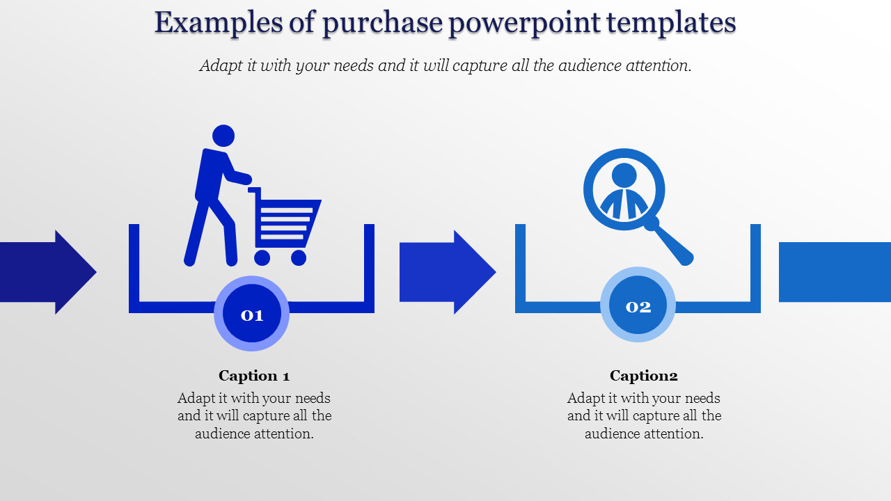 Customized Sales Purchase PowerPoint Templates Design